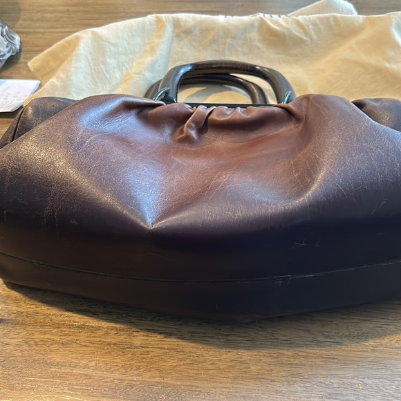 Rare Gucci runway bag in brown leather. Perfect condition - Picture 4 of 7
